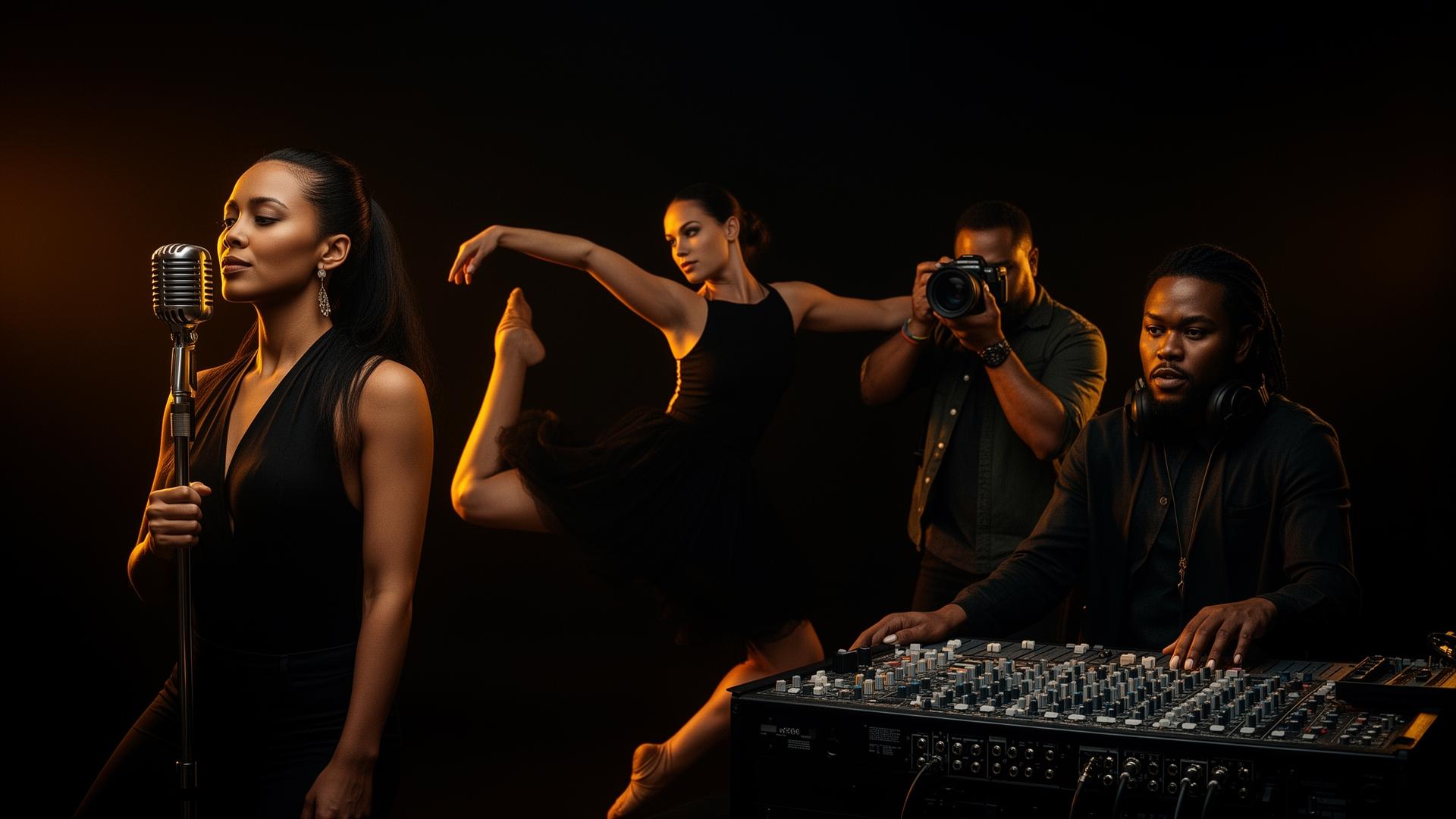 Singers, dancers, photographers and producers